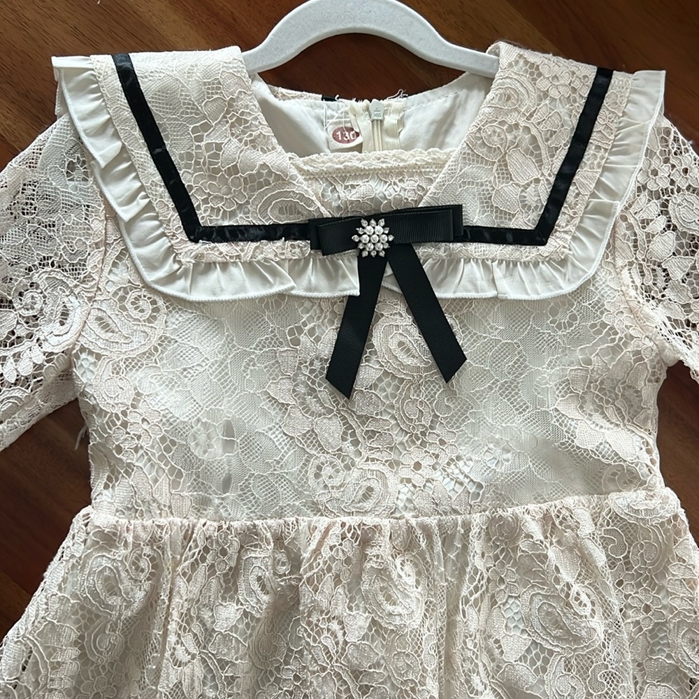 Girls Lace Dress Vintagegr Boho